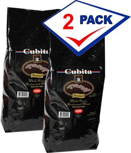 Cafe Cubita  Whole Bean  Gourmet 2 Pound  Pack of 2